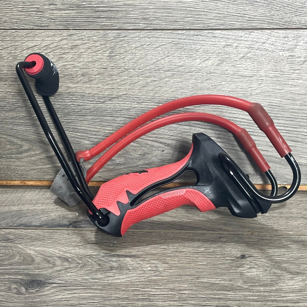 Barnett Slingshot King Rat Cobra Adult Red Black Hunting Target Practice Hunting